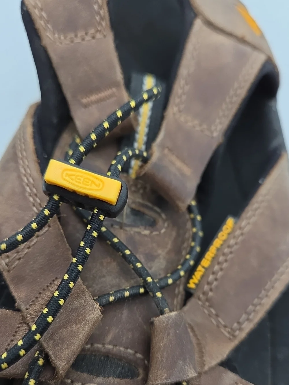 KEEN Waterproof Hiking Sandals Brown Leather Men's Size 14